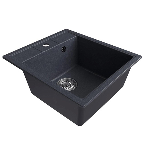 Мойка ML-GM28 антрацит (343), 450х500х190 мм: фотография 1