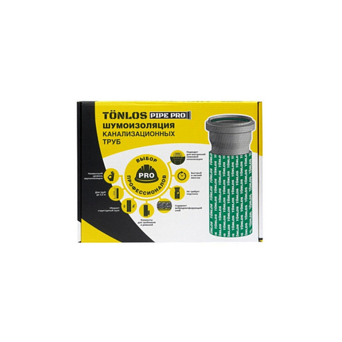 Комплект для шумоизоляции канализационных труб TONLOS Pipe Pro : фотография 1