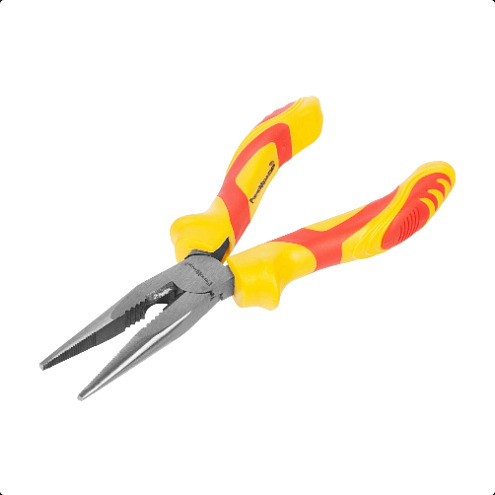 Тонкогубцы FINE, 160 мм, HCS, двухкомпонентные рукоятки, РемоКолор: фотография 1