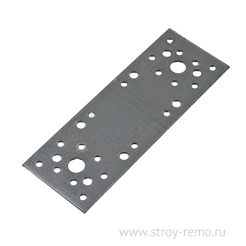 Пластина крепежная цинк ПК-130х55х2мм: фотография 1