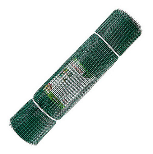 Сетка садовая заборная, пластиковая, ячейка 15х15мм, высота 1м, длина 20м: фотография 1