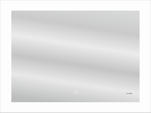 Зеркало LED 030 design 80x60 с подсветкой с антизапотеванием прямоугольное: фотография 1