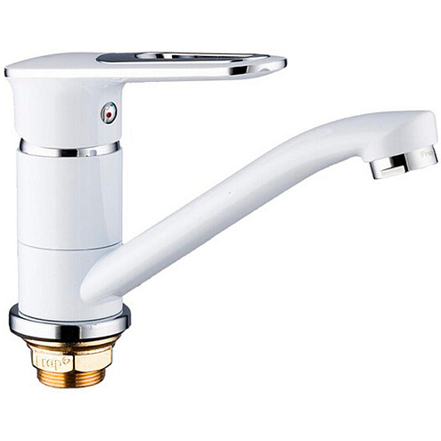 Смеситель для кухни 35к F4549 FRAP белый хром: фотография 1
