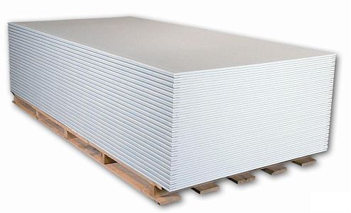 Гипсокартонный лист Гипсополимер 2500х1200х12.5мм  : фотография 1