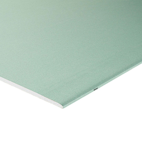 Гипсокартон Кнауф-лист влагостойкий  2500х1200х9,5мм  : фотография 1