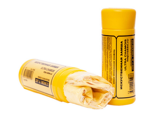 Салфетка (синтетическая замша), в тубе, 320х430мм: фотография 1