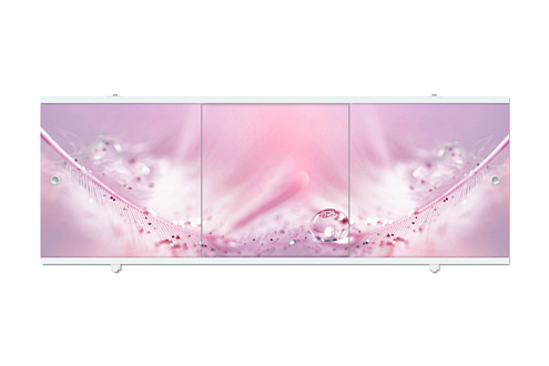 Экран под ванну Премиум А  розовый 1,48: фотография 1