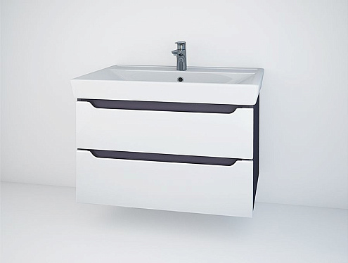 Тумба Элиза 80 арт.115 серая: фотография 1