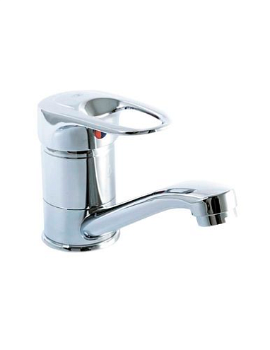 Смеситель Кухня СТК-635 (рег.№468190) "MODERN" шар. d-40  SB13   короткий нос (на гайке): фотография 1