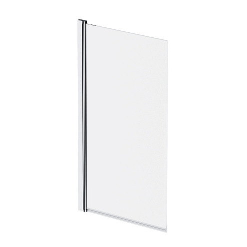 Стеклянная шторка для ванны 80 AM.PM Gem W90BS-D080-140CT поворотная, профиль хром: фотография 1