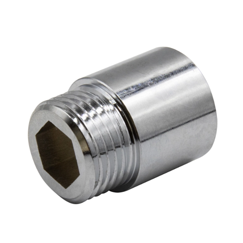 Удлиненная гайка 3/4" 30мм хром VRT: фотография 1