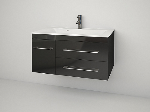 Тумба Элен 80 арт.106 черная: фотография 1