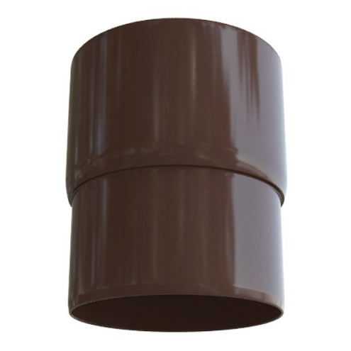 Муфта Трубы ПВХ, Коричневый, АльтаПрофиль: фотография 1