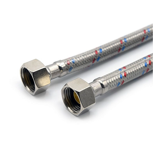 Подводка для воды VALFEX нержавеющая сталь 1/2" В-В : фотография 1