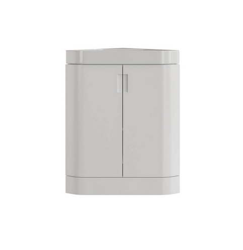 Тумба "КВАРЦ-67" напольная, угловая белая под умывальник Quartz-50: фотография 1