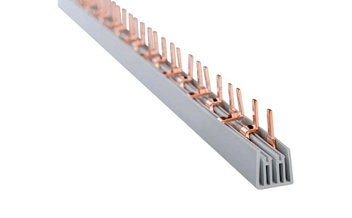 Шина соединительная PIN (штырь) 3Р 63А длина 1 м КЭАЗ 143234: фотография 1