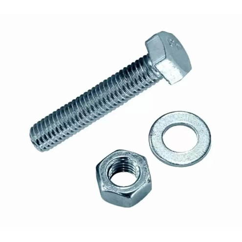 Болты оцинкованные  DIN 933 М 8х40 с гайкой и шайбой, 4шт: фотография 1