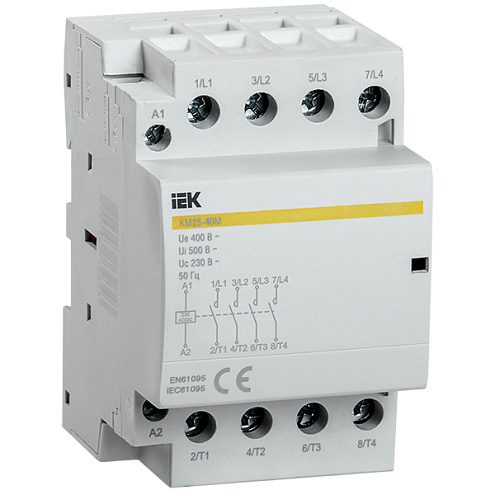 Контактор модульный КМ25-40М AC/DC IEK MKK21-25-40: фотография 1