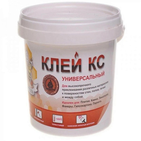 Клей строительный КС 3кг термостокость 400С: фотография 1