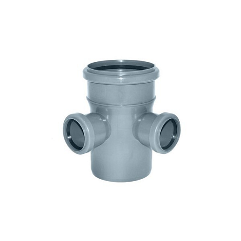 Крестовина двухплоскостная ПП 110х50х50 угол 90° Политэк: фотография 1