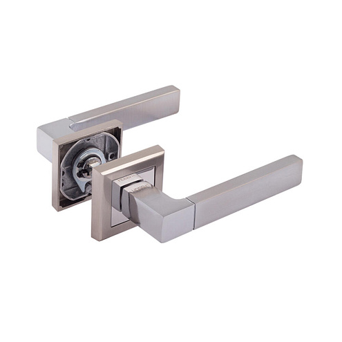 Ручка дверная НОРА-М 109К AL матовый никель: фотография 1