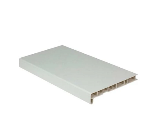Подоконник ПВХ "МП" белый 6000х250мм: фотография 1
