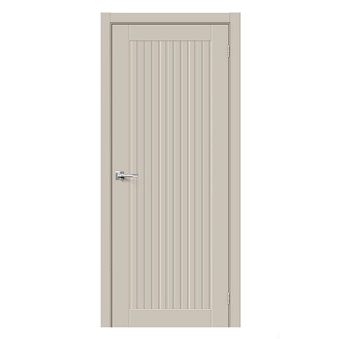 Дверь ПЭТ Браво-40 Cream Silk 2000х800: фотография 1