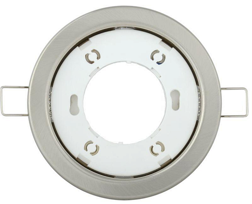 Светильник GX53 точечный встраив. матов. хром. IEK LUVB0-GX53-1-K27: фотография 1