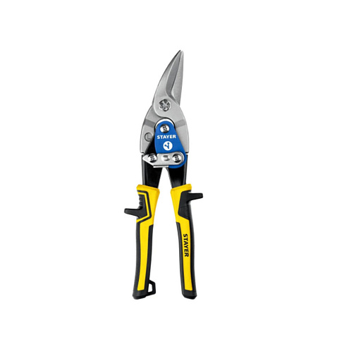 Ножницы по металлу левый рез, 250мм, сталь - 1.2мм, нержавейка - 0.7мм, STAYER: фотография 1