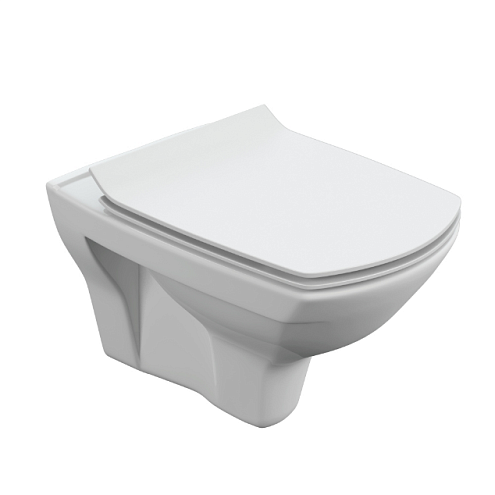 Подвесной унитаз Cersanit CARINA XL Clean On DPL EO slim: фотография 1