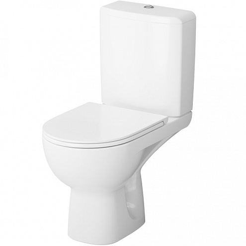 Унитаз напольный AM.PM Gem C908607SC с сиденьем микролифт, белый: фотография 1