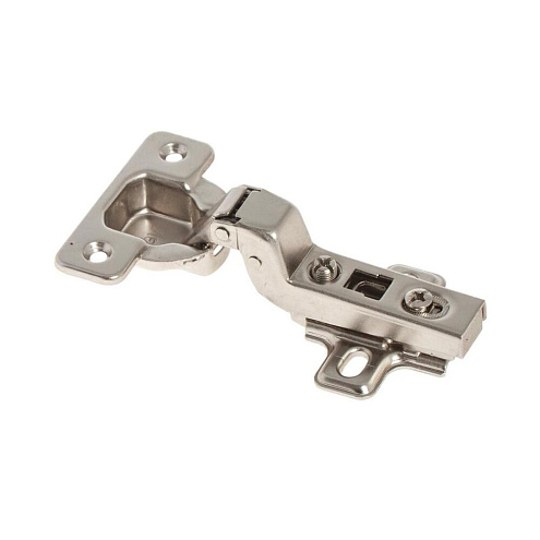 Петля мебельная  SLIDE-ON click внутреняя 110° с ответной планкой, без покрытия, 2шт: фотография 1