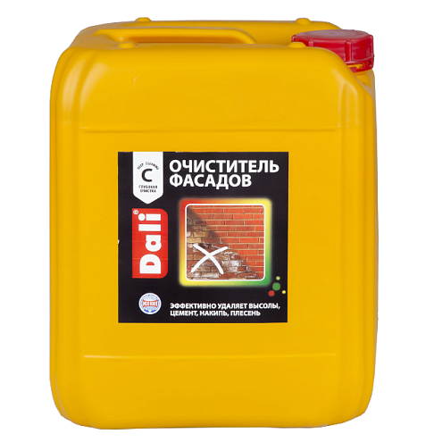 Очиститель фасадов DALI, 5л, от солевых отложений, следов раствора, известкового налета: фотография 1