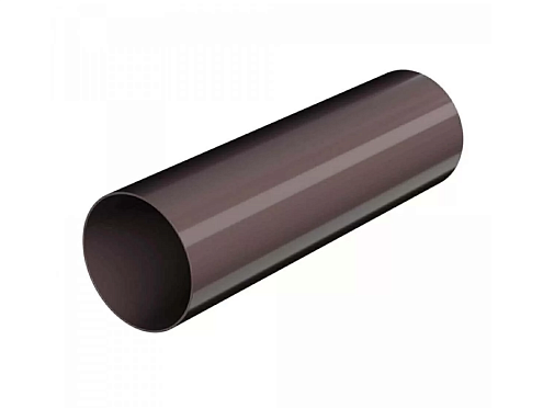 Труба водосточная Технониколь Оптима 120/80 темно-коричневый 3м: фотография 1