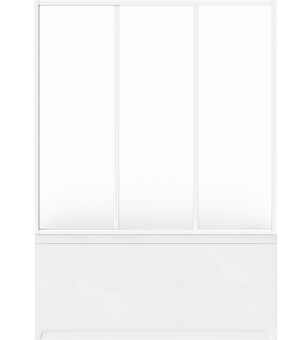 Шторка Кэмерон 3 створки стекло: фотография 1