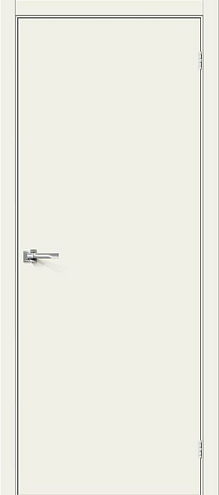 Дверь эмаль Браво 0 Whitey  2000х800: фотография 1