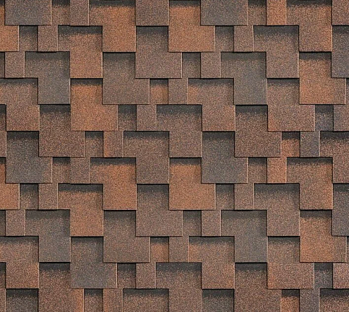 Гибкая черепица, Технониколь Фокстрот, Кедр 3м²: фотография 1