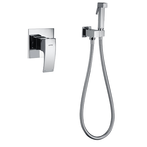 Смеситель с гигиенической лейкой 35к G7207 GAPPO встраиваемый, ХРОМ: фотография 1