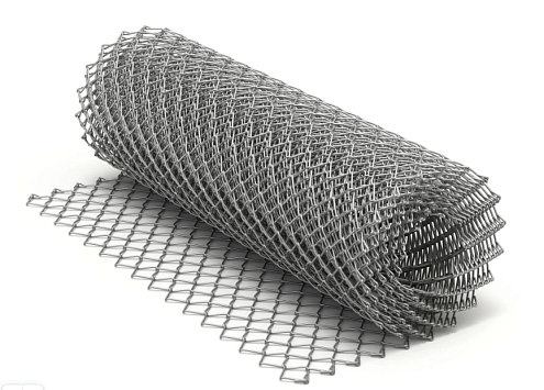 Сетка-рабица оцинкованная  2,0х10м ячейка 50х50х1,8мм ТУ: фотография 1