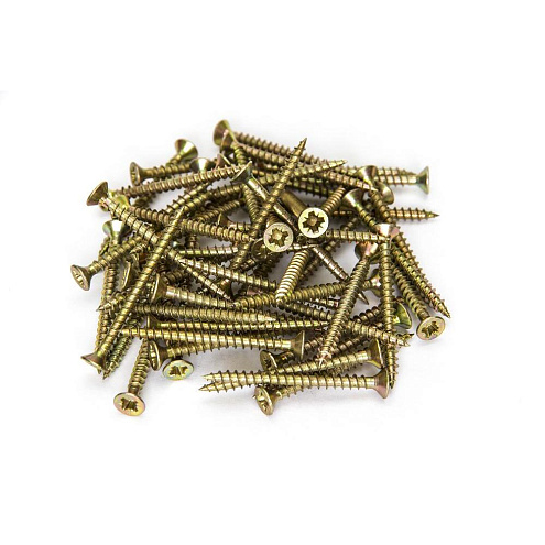 Саморезы универсальные желтые 3,5х16, 200шт: фотография 1