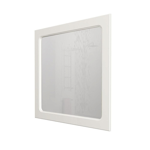 Зеркало Прованс 85 Белый глянец: фотография 1