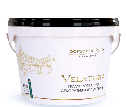 Декоративное лессирующее покрытие PARADE Velatura 2,5л: фотография 1