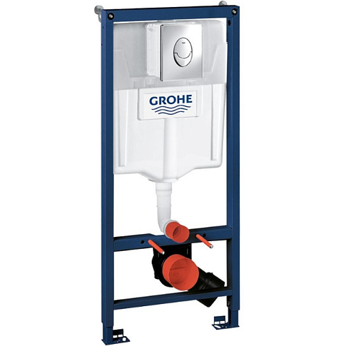 Система инсталяции для унитаза Rapid SL овальная клавиша: фотография 1