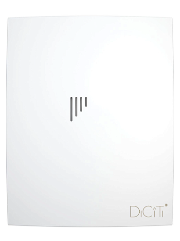 Вентилятор D100 BREEZE 4C Matt white с обратным клапаном DICITI: фотография 1