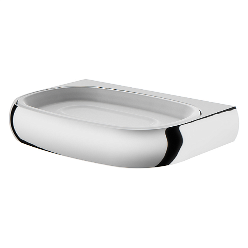 Мыльница стеклянная настенная AM.PM Sensation A3034200 хром: фотография 1