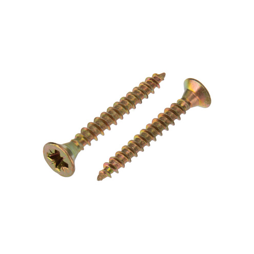 Саморезы универсальные желтые 5,0х60, 100шт: фотография 1