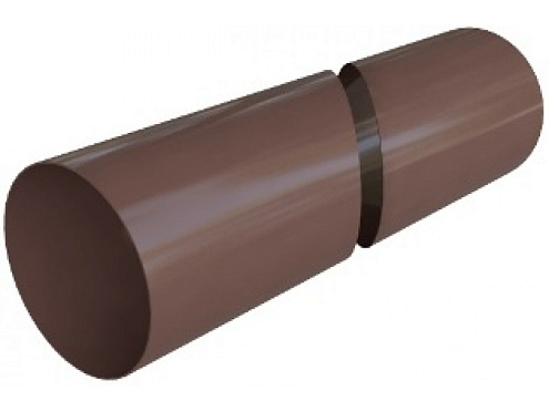 Труба L=3м, Коричневый, d=95мм, АльтаПрофиль: фотография 1