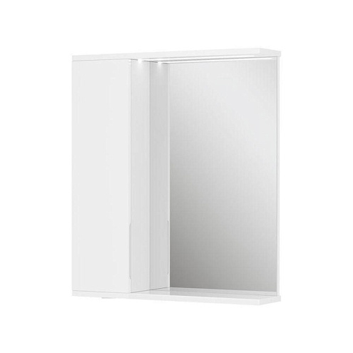 Зеркало-шкаф Lake 60 левое белый: фотография 1