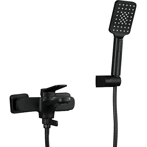 3262 Смеситель Ванна Frap d-35 короткий нос (черный): фотография 1