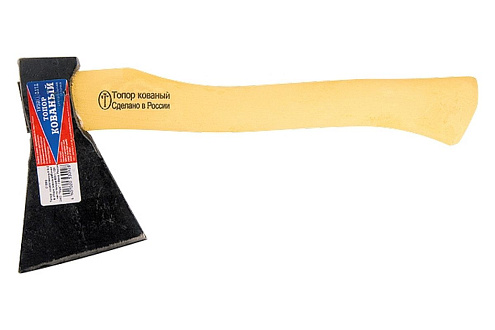 Топор кованный,  600г, тип Б-2, деревянная рукоятка: фотография 1